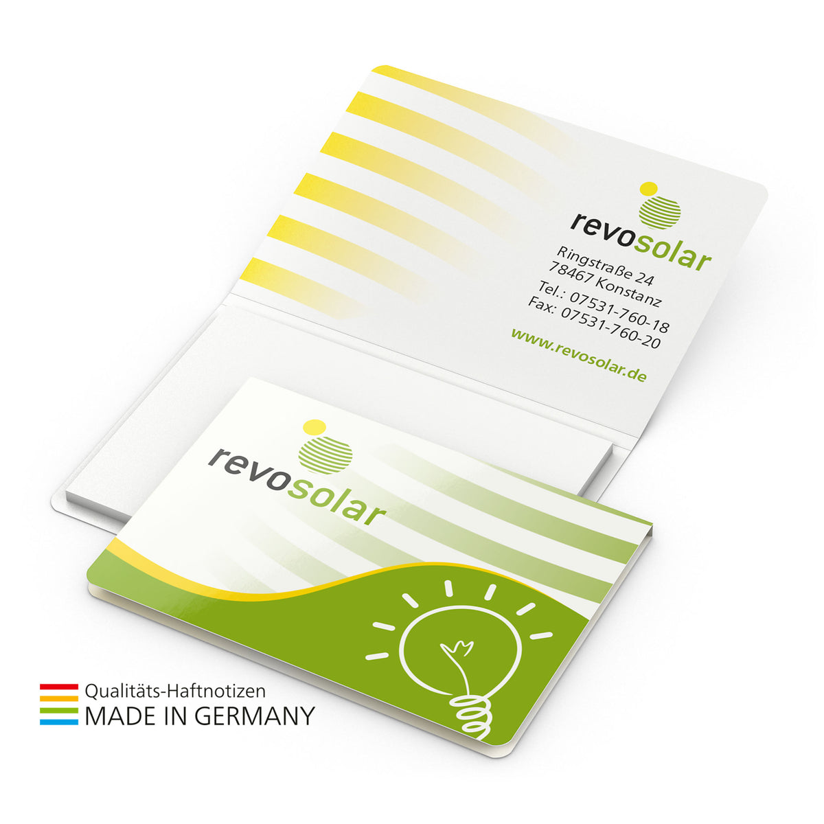 Haftnotiz aus Recyclingpapier