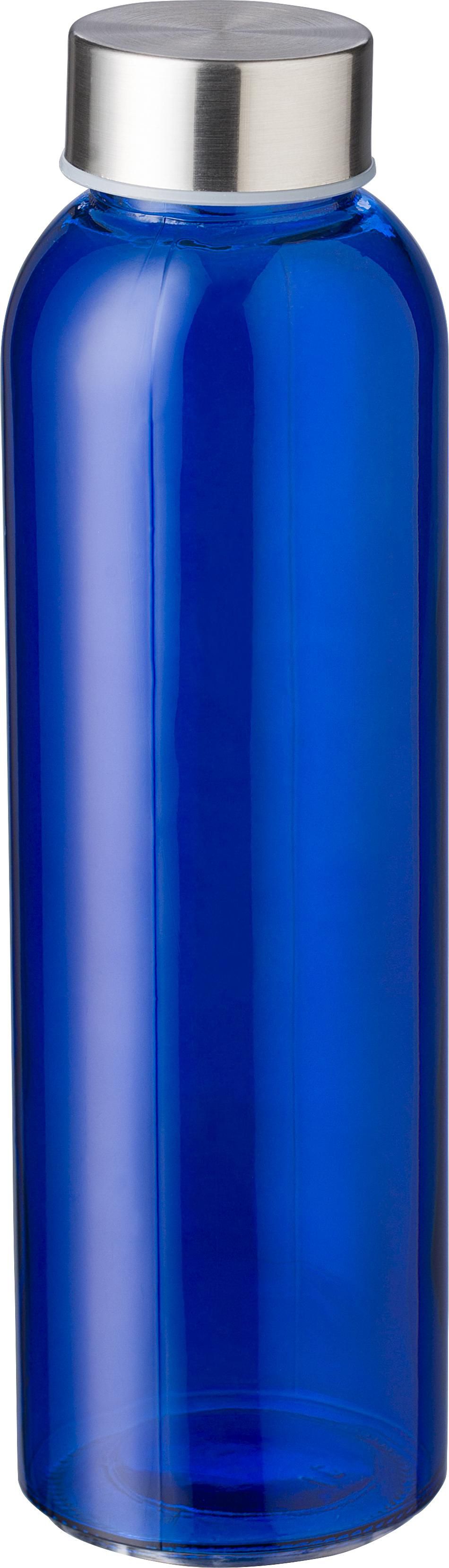 Trinkflasche Maxwell, Glas, Edelstahldeckel, 500 ml