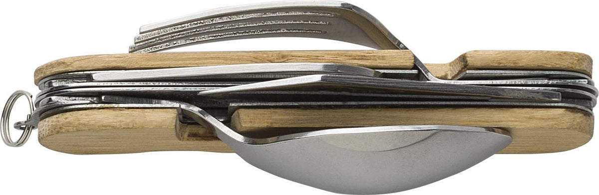 Besteck Set Ainsley, Bambus, 6 in 1