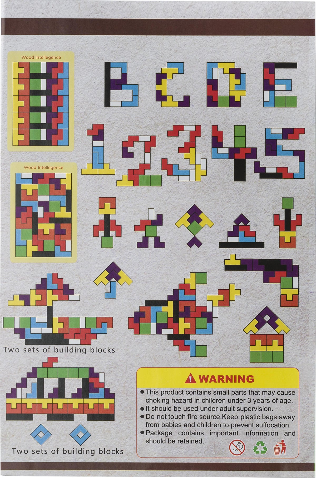 Puzzle Skyla, Holz, 40 Stück