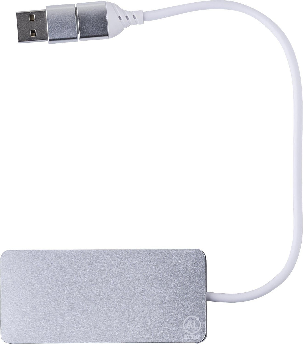 USB Hub Layton, Aluminium, 3 Anschlüsse