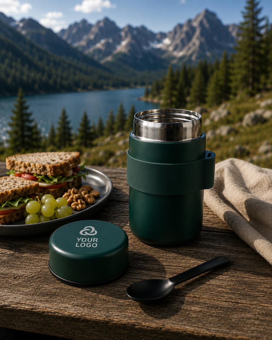 Doppelwandiger Lunchpot Niko, 460 ml