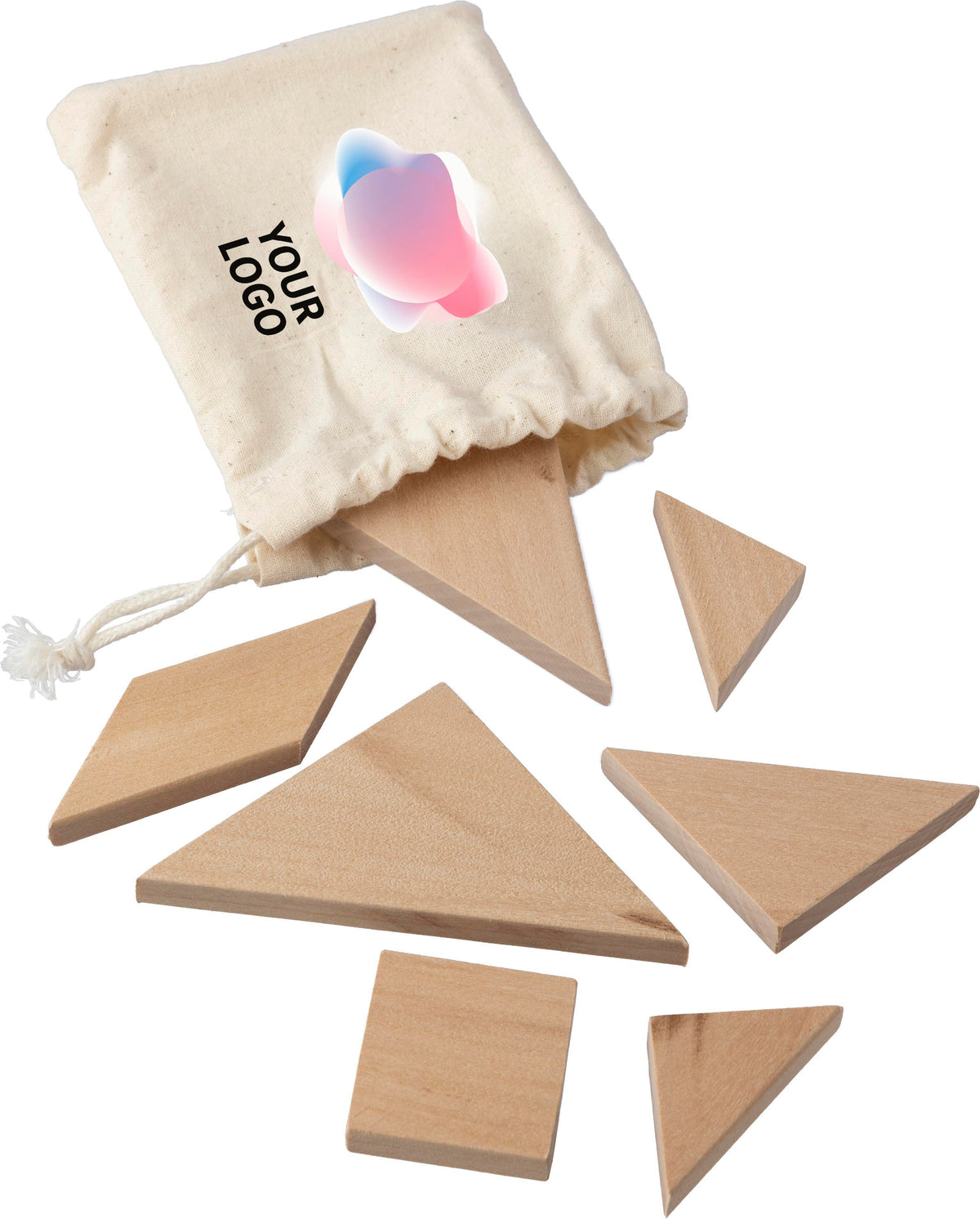Puzzle Ulrike, Holz, Tangram