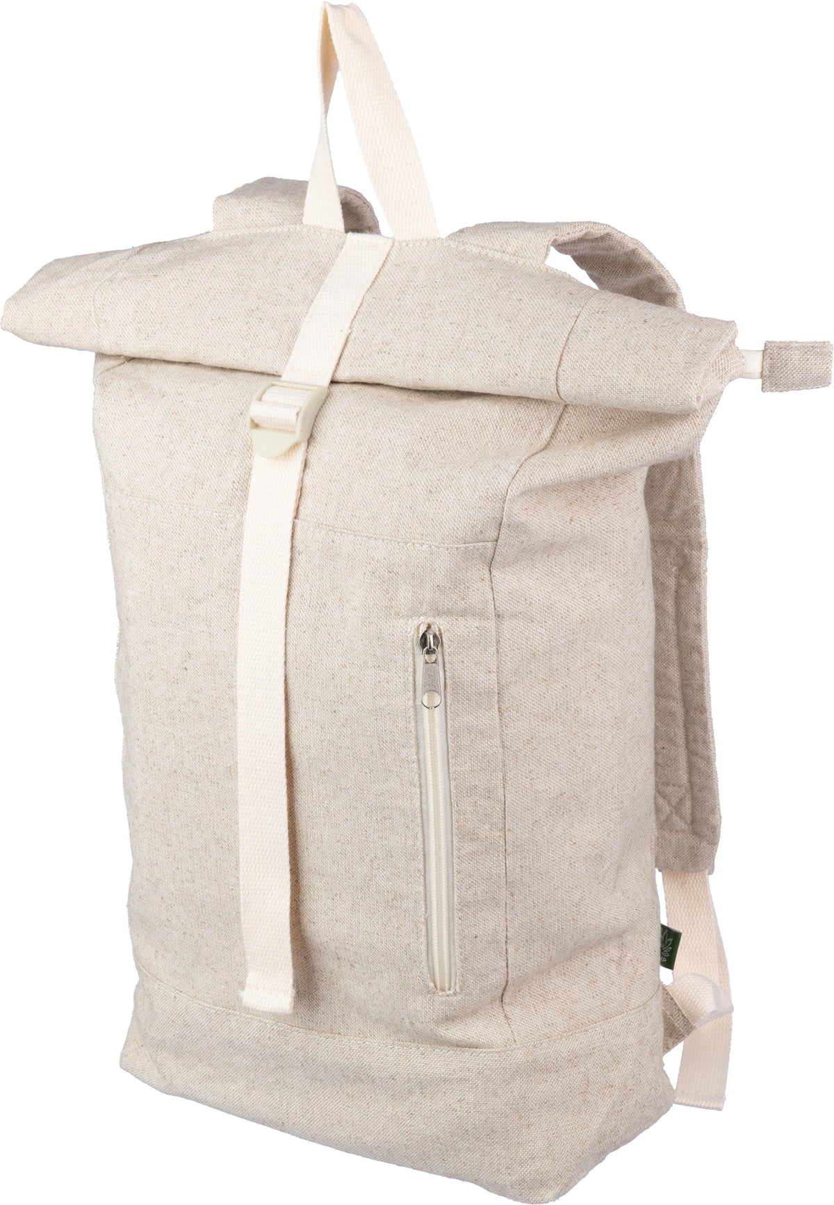 Rucksack Margarete, Hanf, Rolltop, 24 l