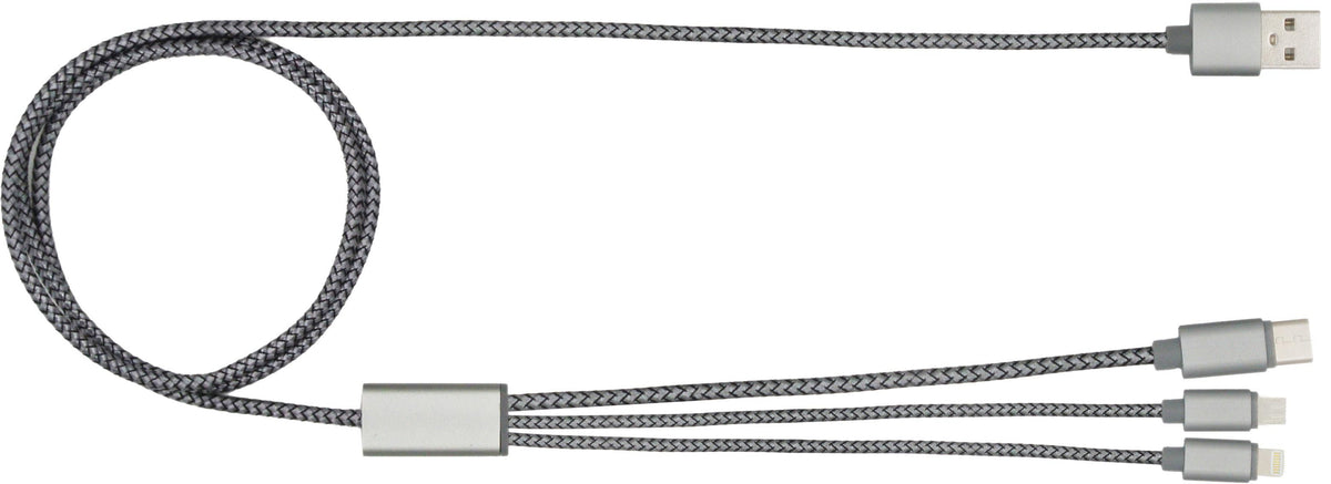 BrandCharger Ladekabel Trident 2+, 3 in 1