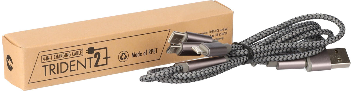 BrandCharger Ladekabel Trident 2+, 3 in 1