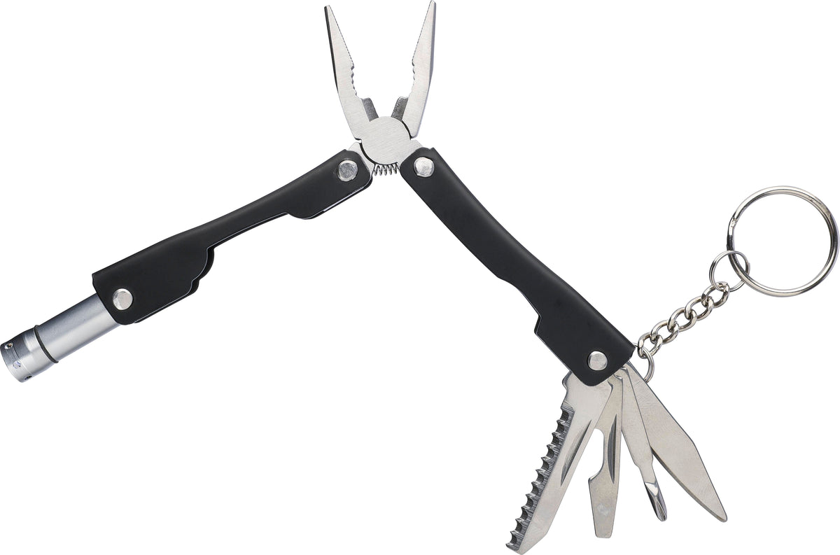Multitool Clifton, Edelstahl, 10 Funktionen