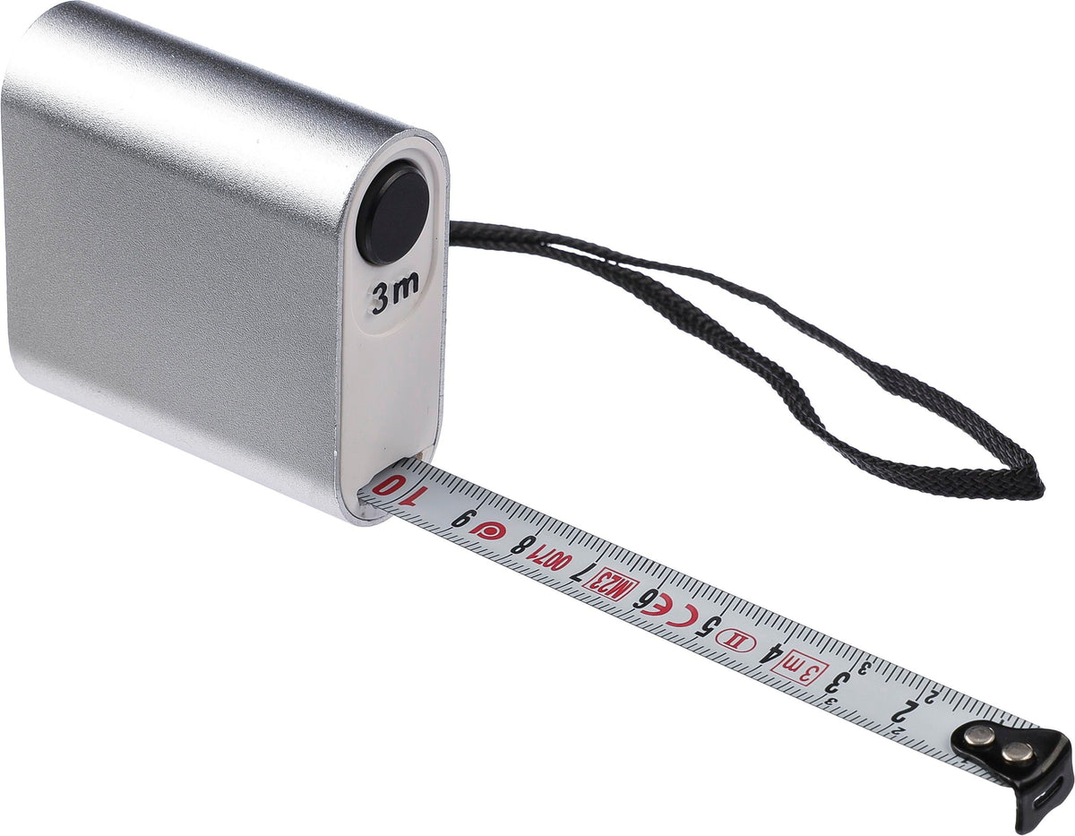 Maßband Frances, Aluminium, 3 Meter, MID zugelassen