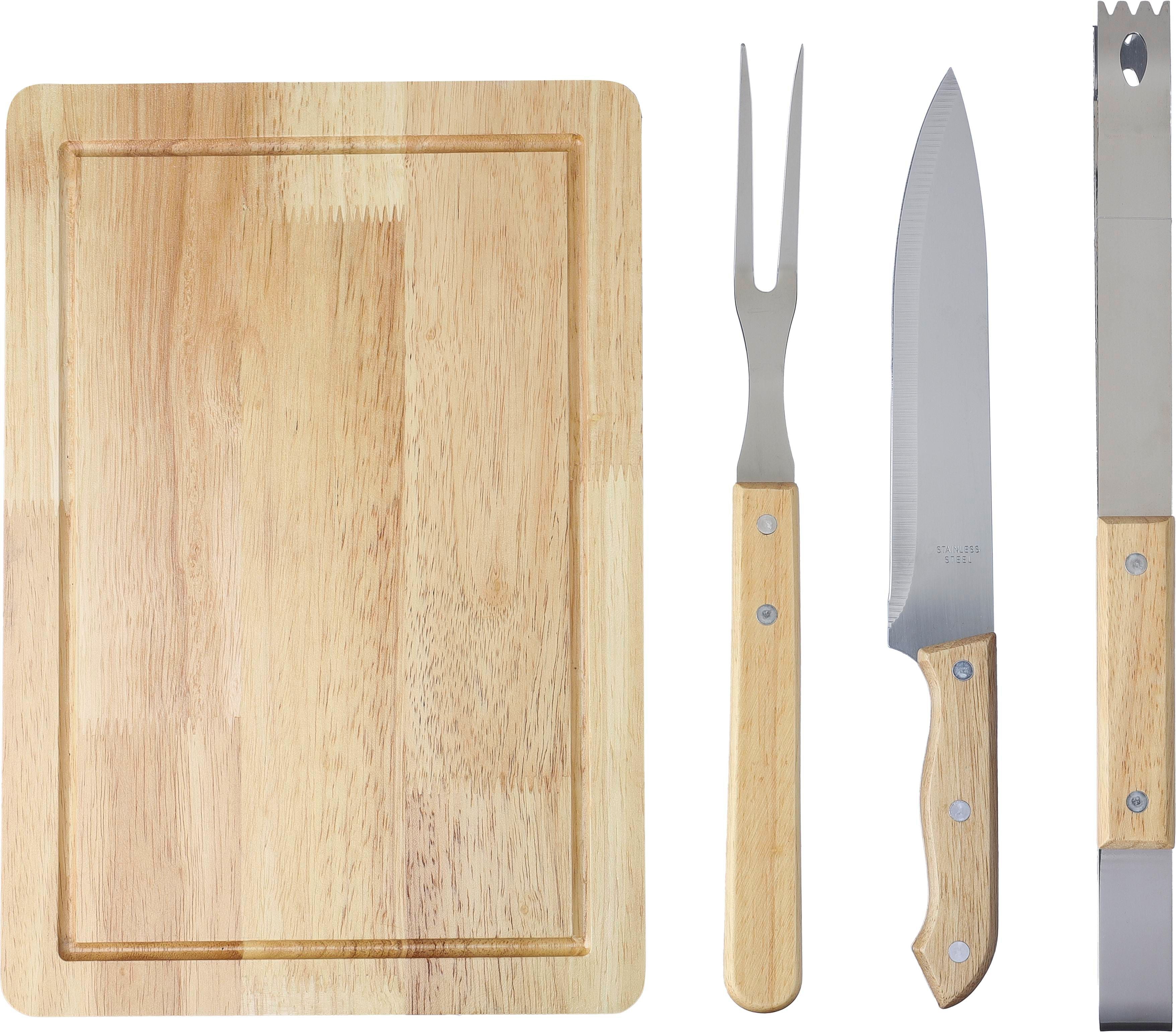 Grillset Kathleen, Edelstahl, 4 St., Polyestertasche