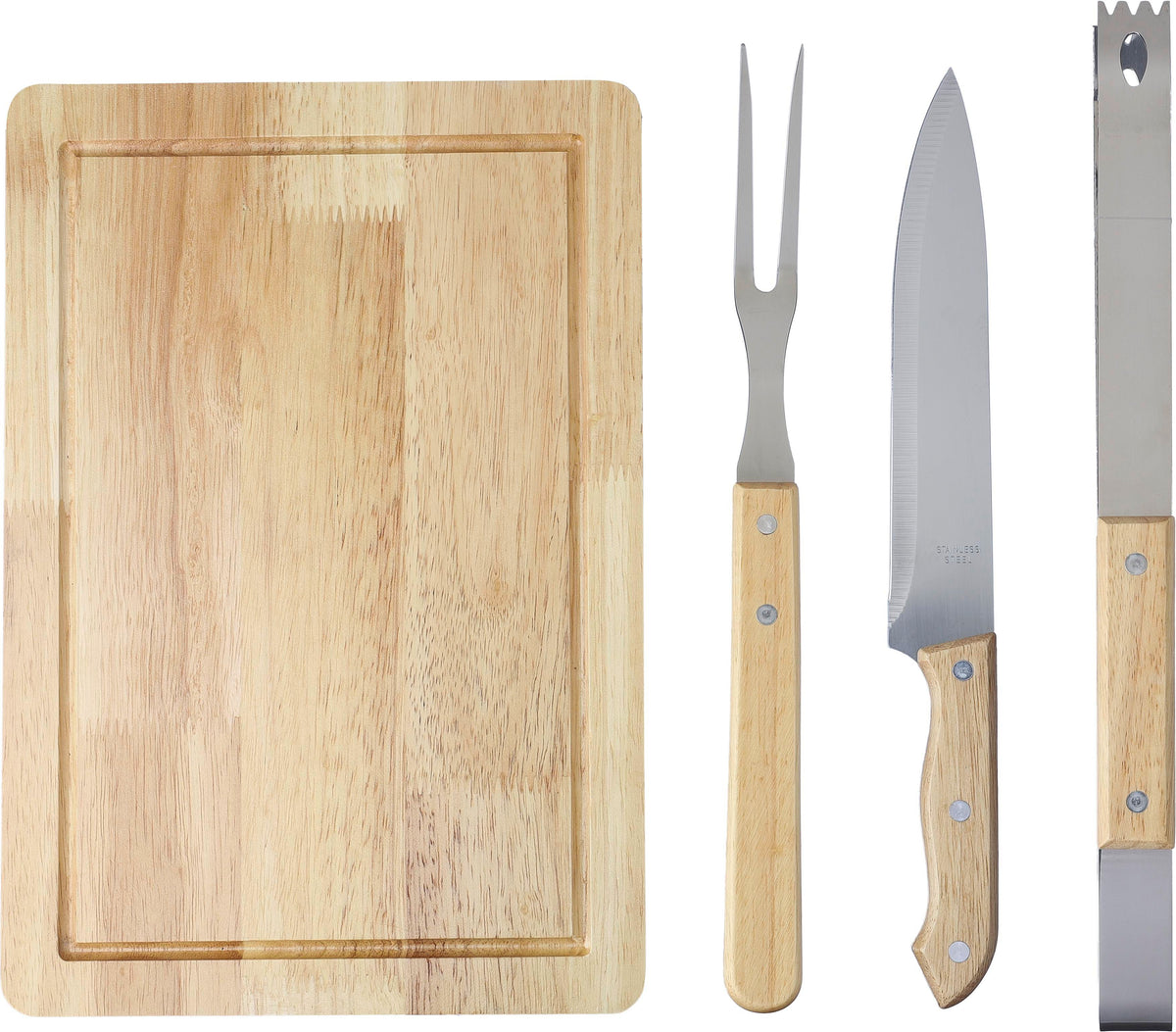 Grillset Kathleen, Edelstahl, 4 St., Polyestertasche