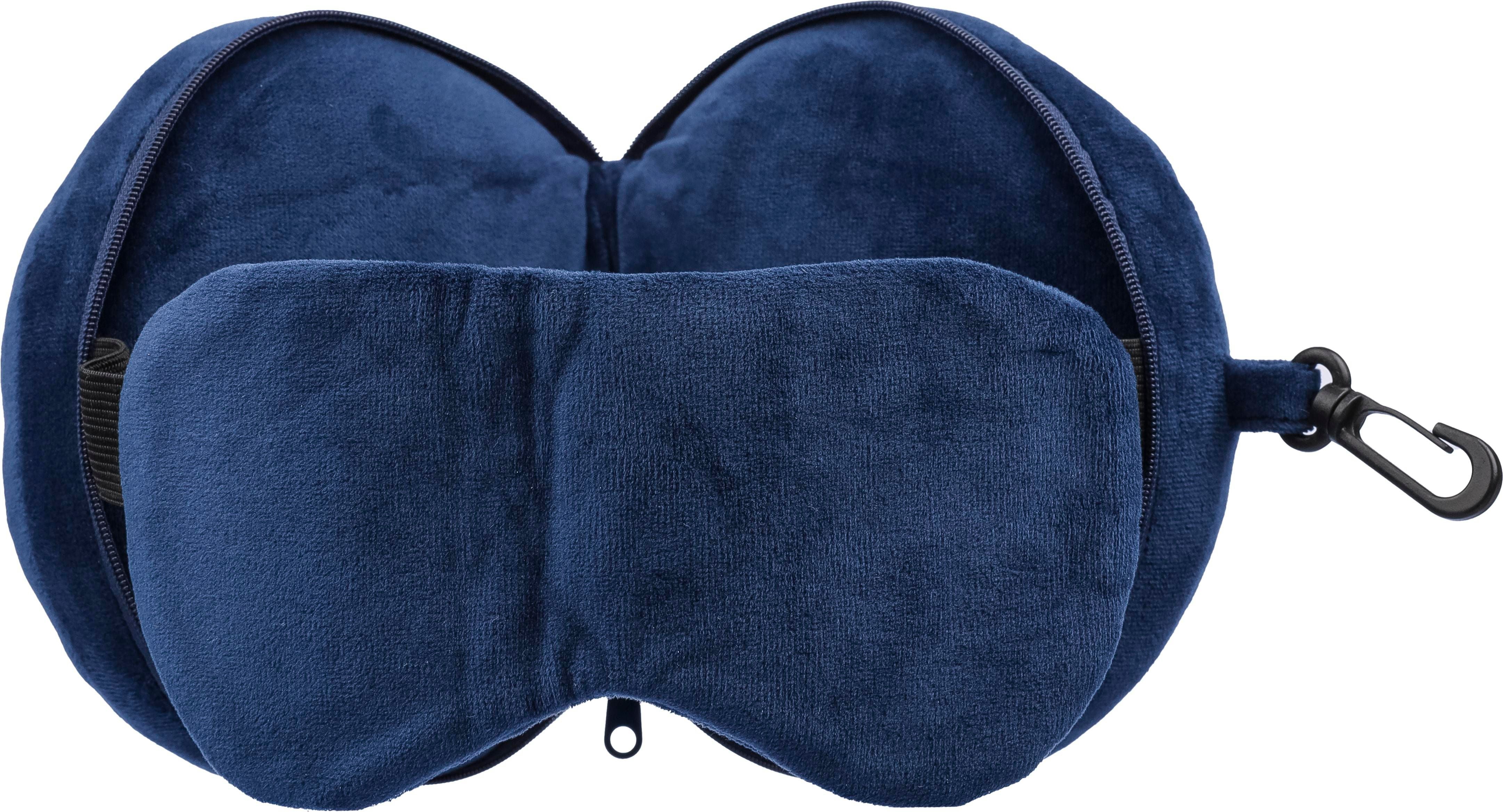 Reisekissen Leontine, 2 in 1 mit Schlafmaske
