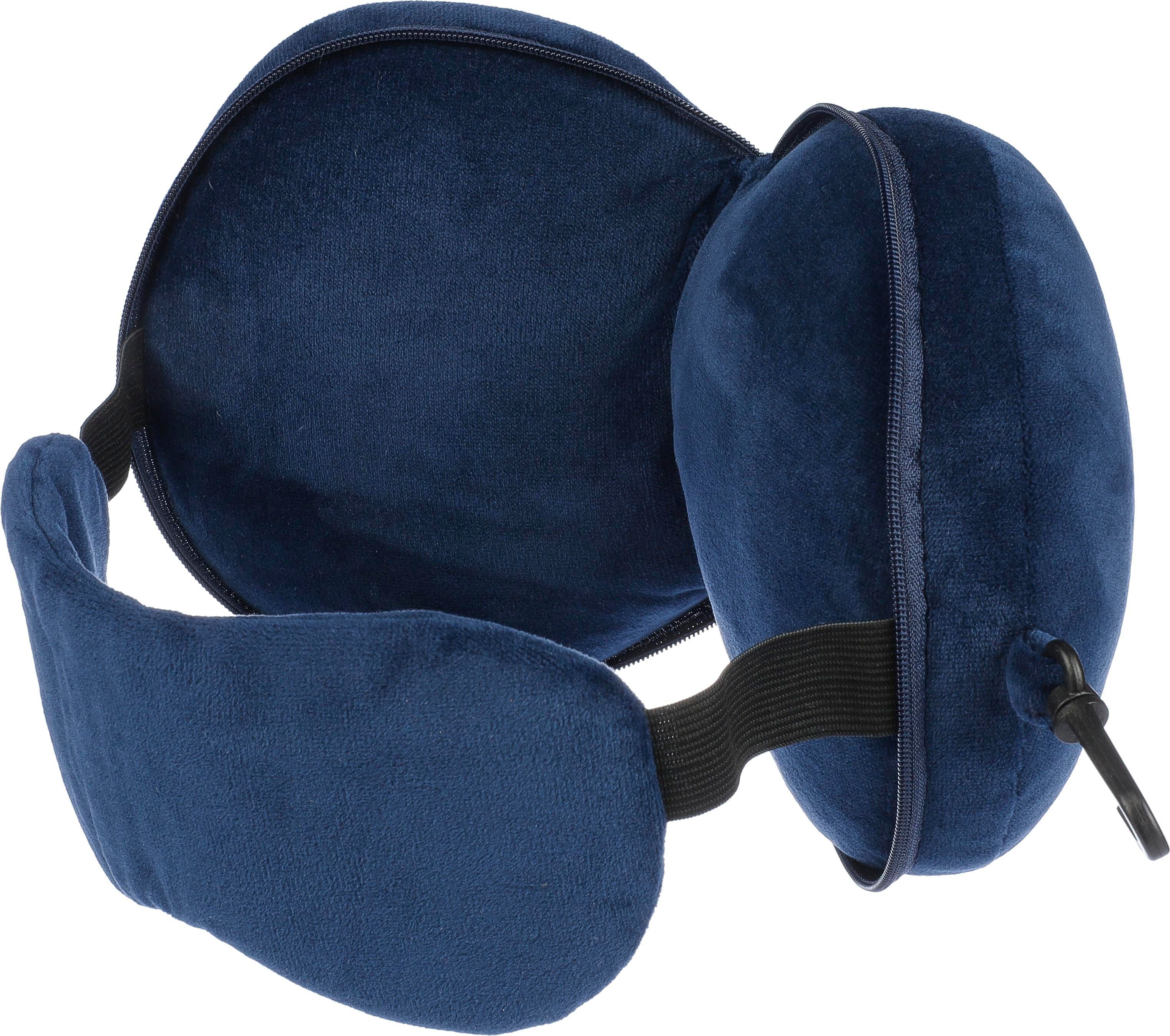 Reisekissen Leontine, 2 in 1 mit Schlafmaske