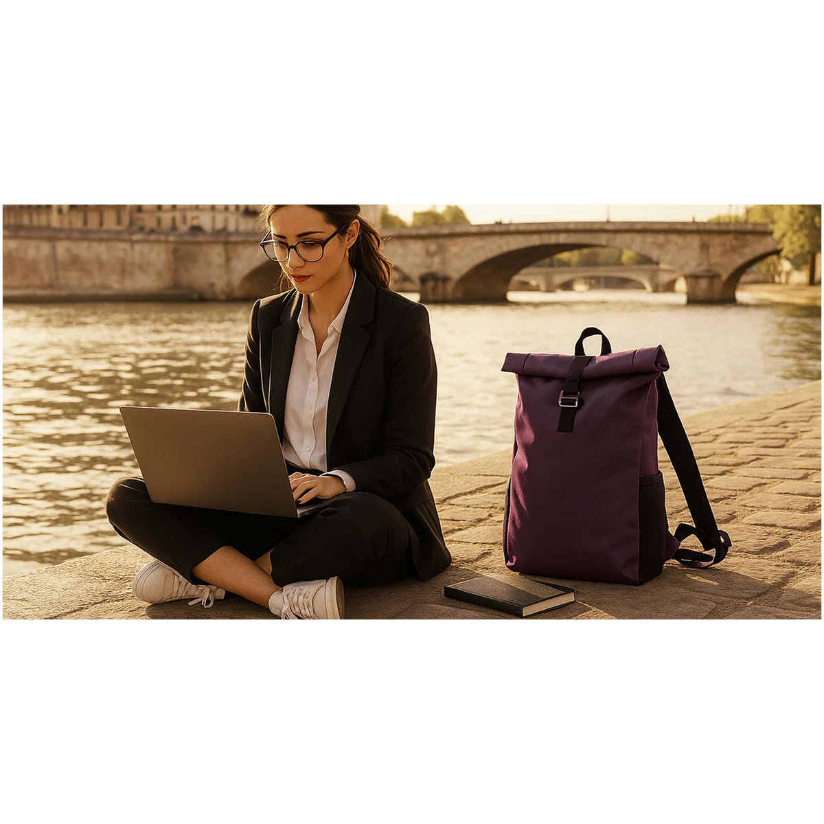 Vanguard Rolltop Rucksack – Grau