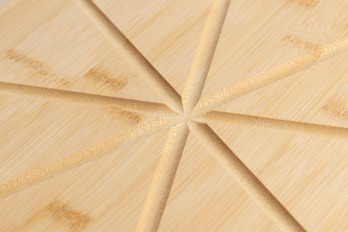 Pizzabrett Vale, Bambus, Mit Schneider und Spatula
