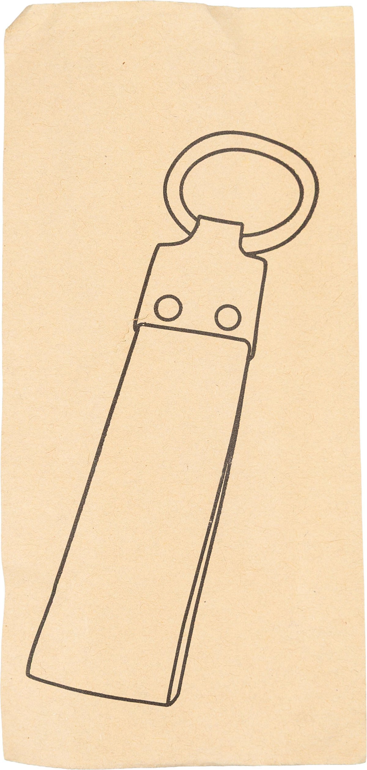 Schlüsselanhänger Enzi, Denim