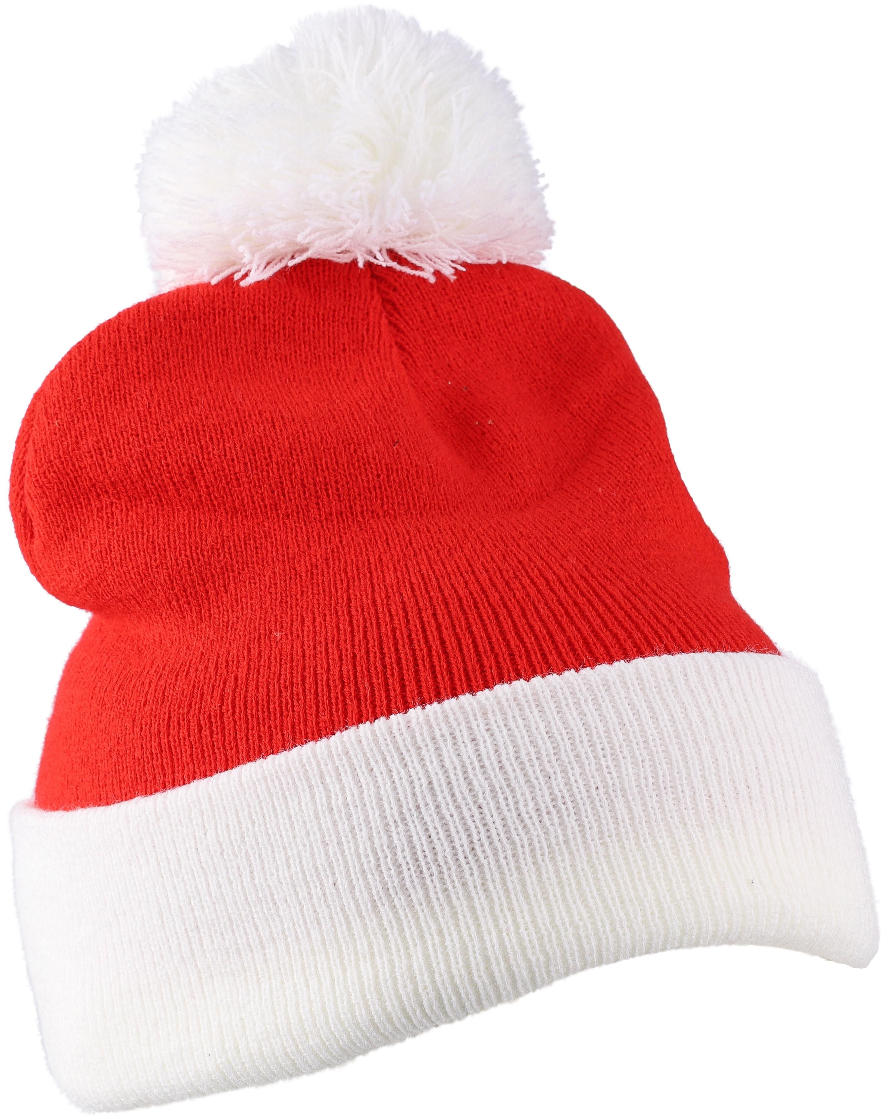 Weihnachtsmütze Eleni, Gestrickt