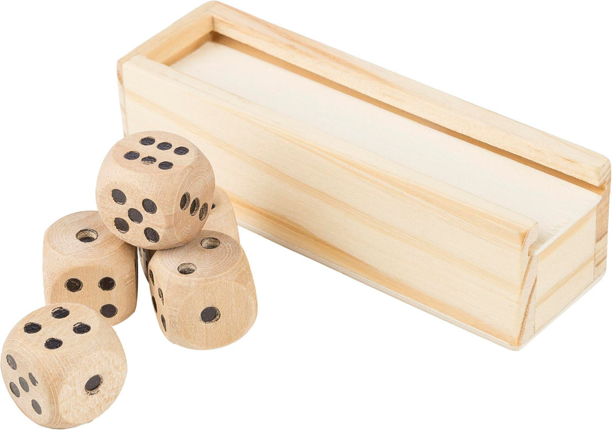 Würfelset Celine, Buchenholz, 5 teilig