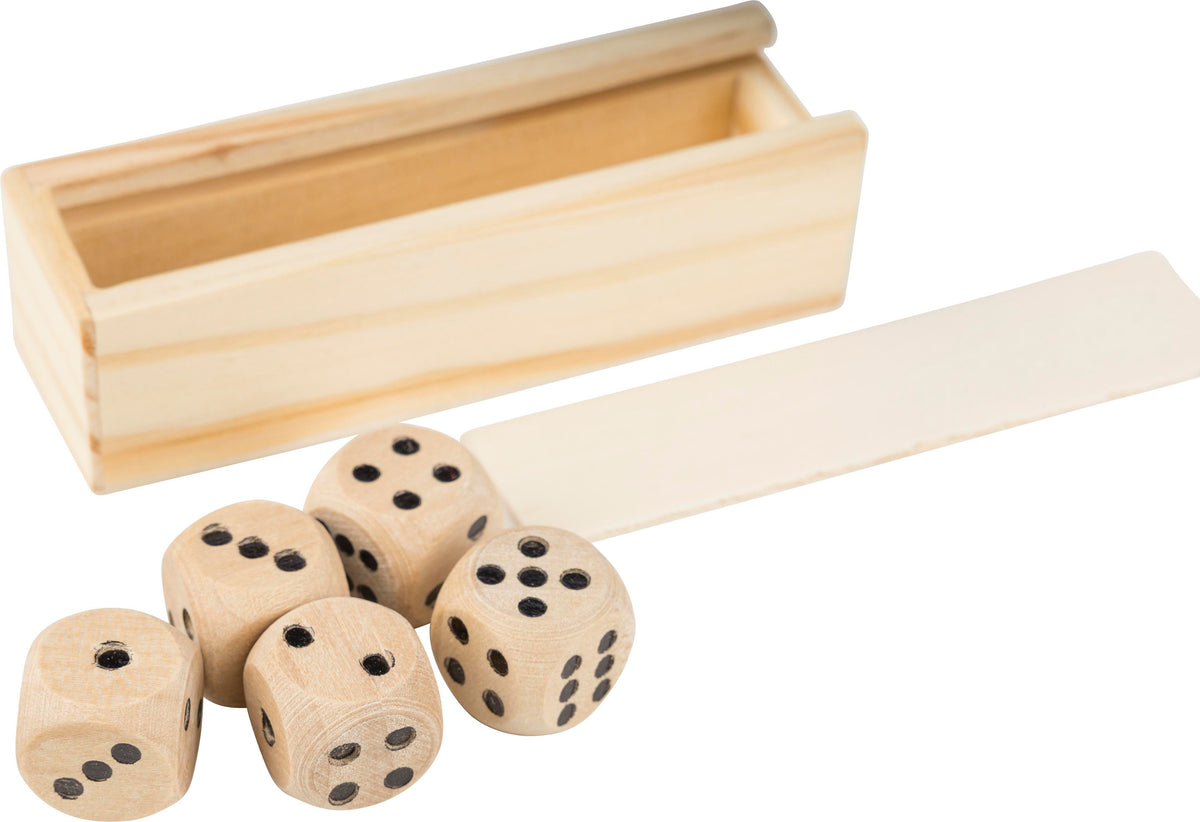 Würfelset Celine, Buchenholz, 5 teilig