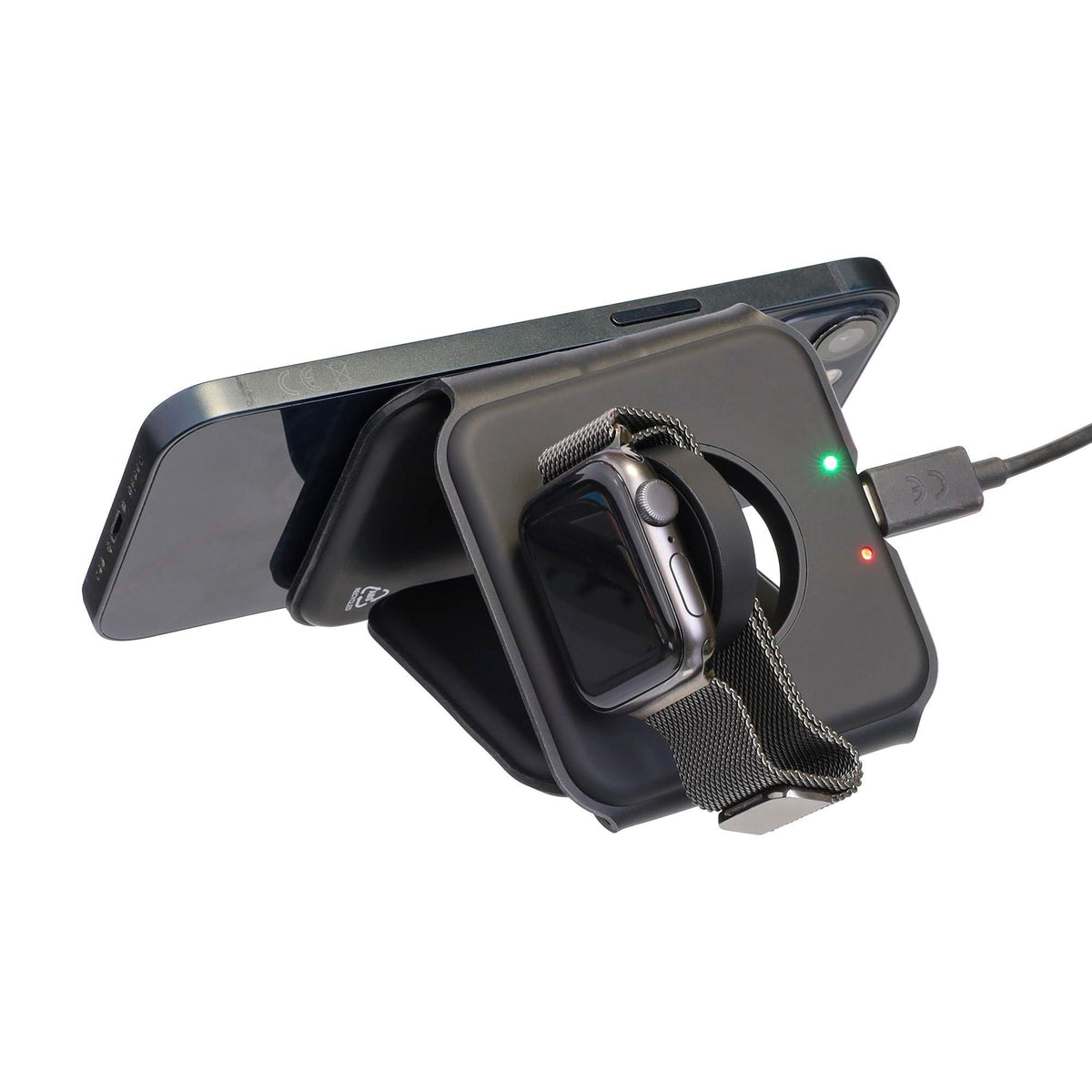 Kabelloses Ladegerät Trigo, 3 in 1