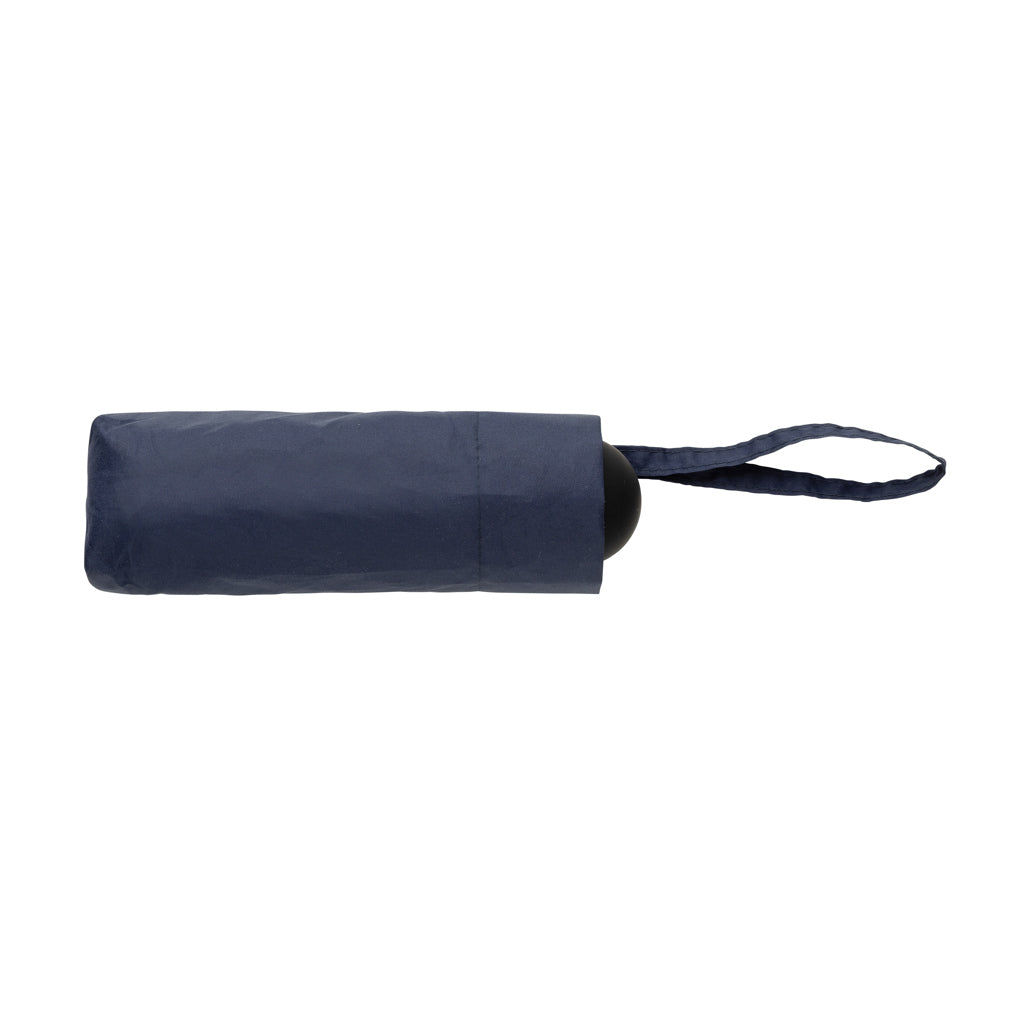 19,5“manueller Super-Mini-Schirm aus Aware™ rPET 190T Pongee – navy blau
