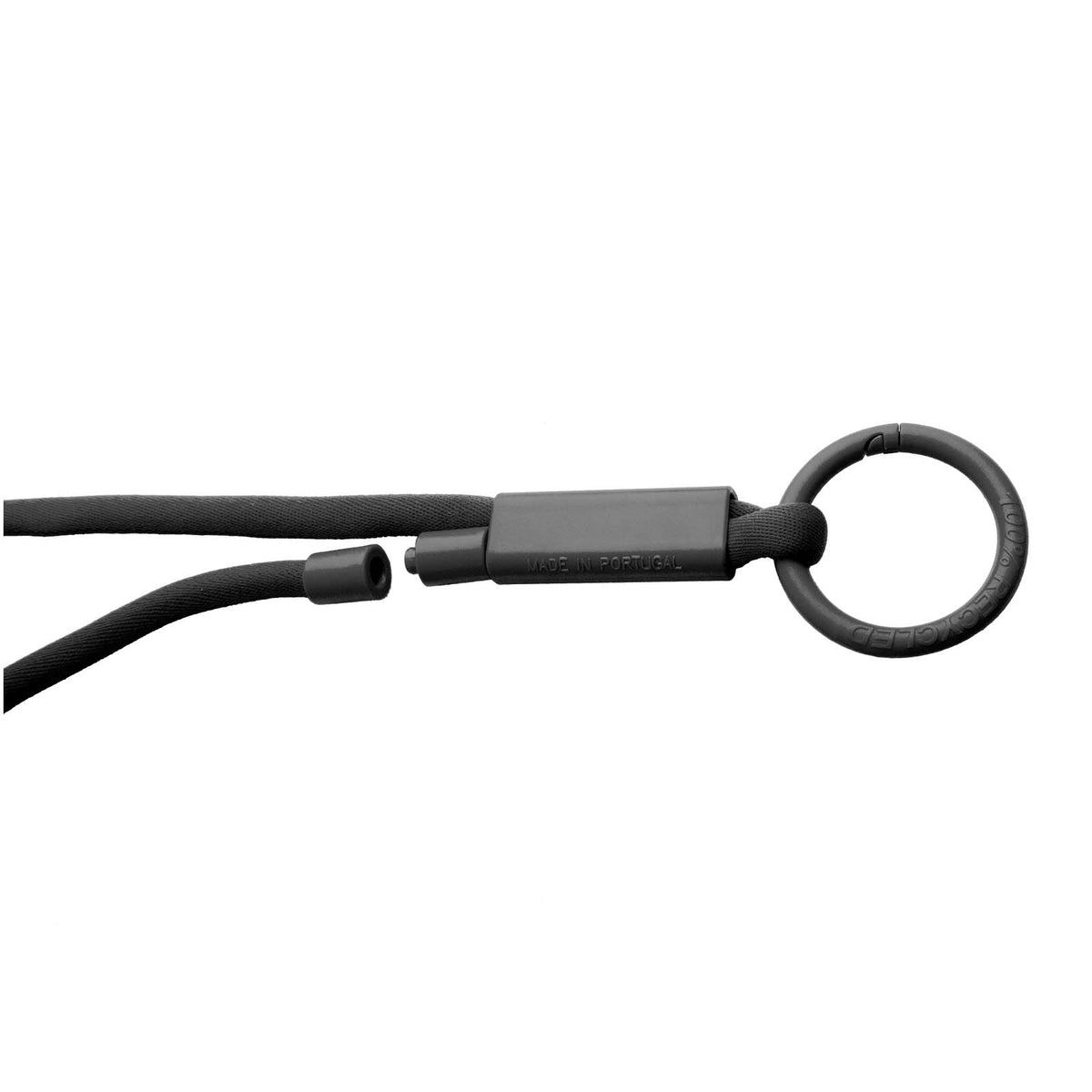Tubyard Lanyard mit Band – Schwarz