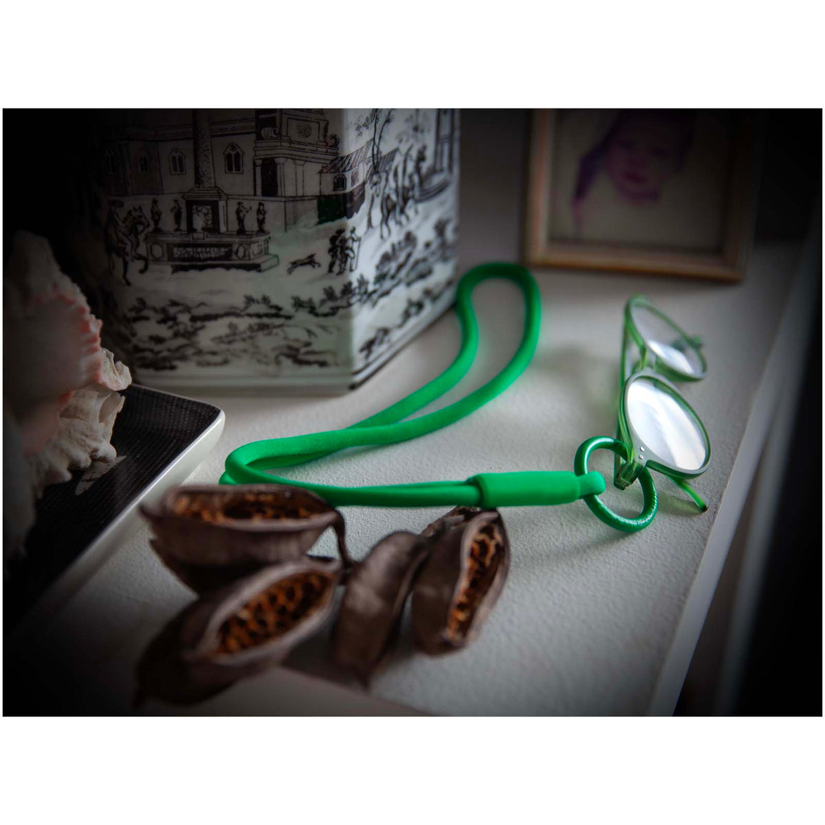Tubyard Lanyard mit elastischem Band – Olive