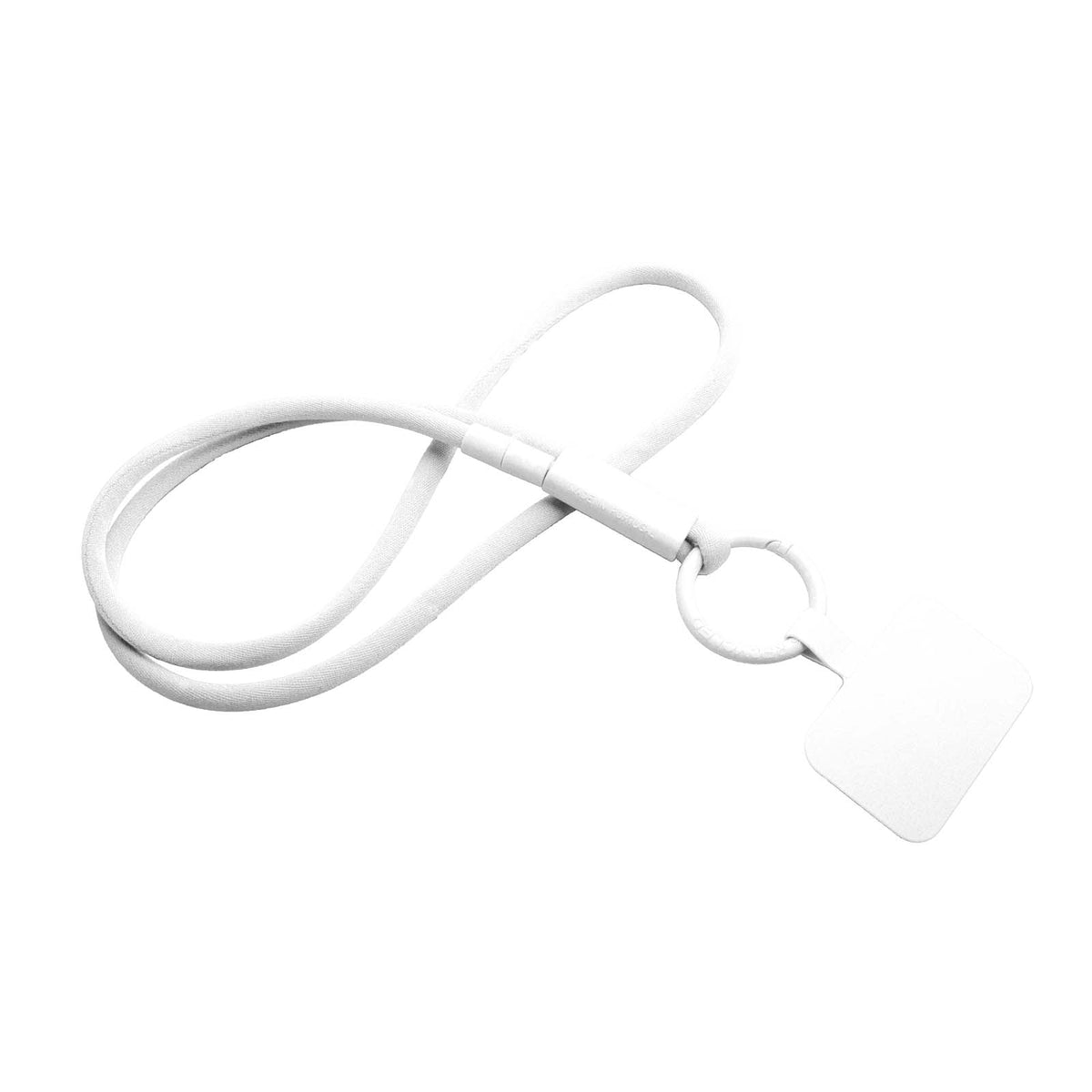Tubyard Lanyard mit Telefonhalterung und Band – Weiss