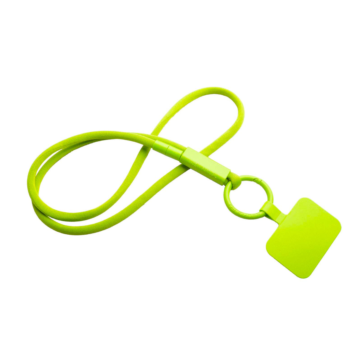Tubyard Lanyard mit Telefonhalterung und Band – Gelb
