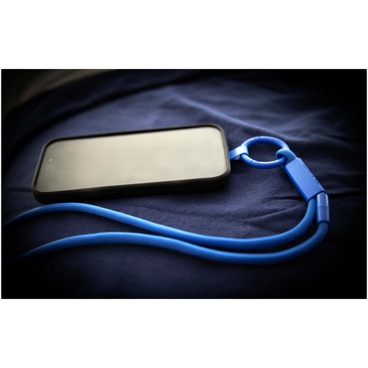 Tubyard Lanyard mit Telefonhalterung und Band – Sonnenorange
