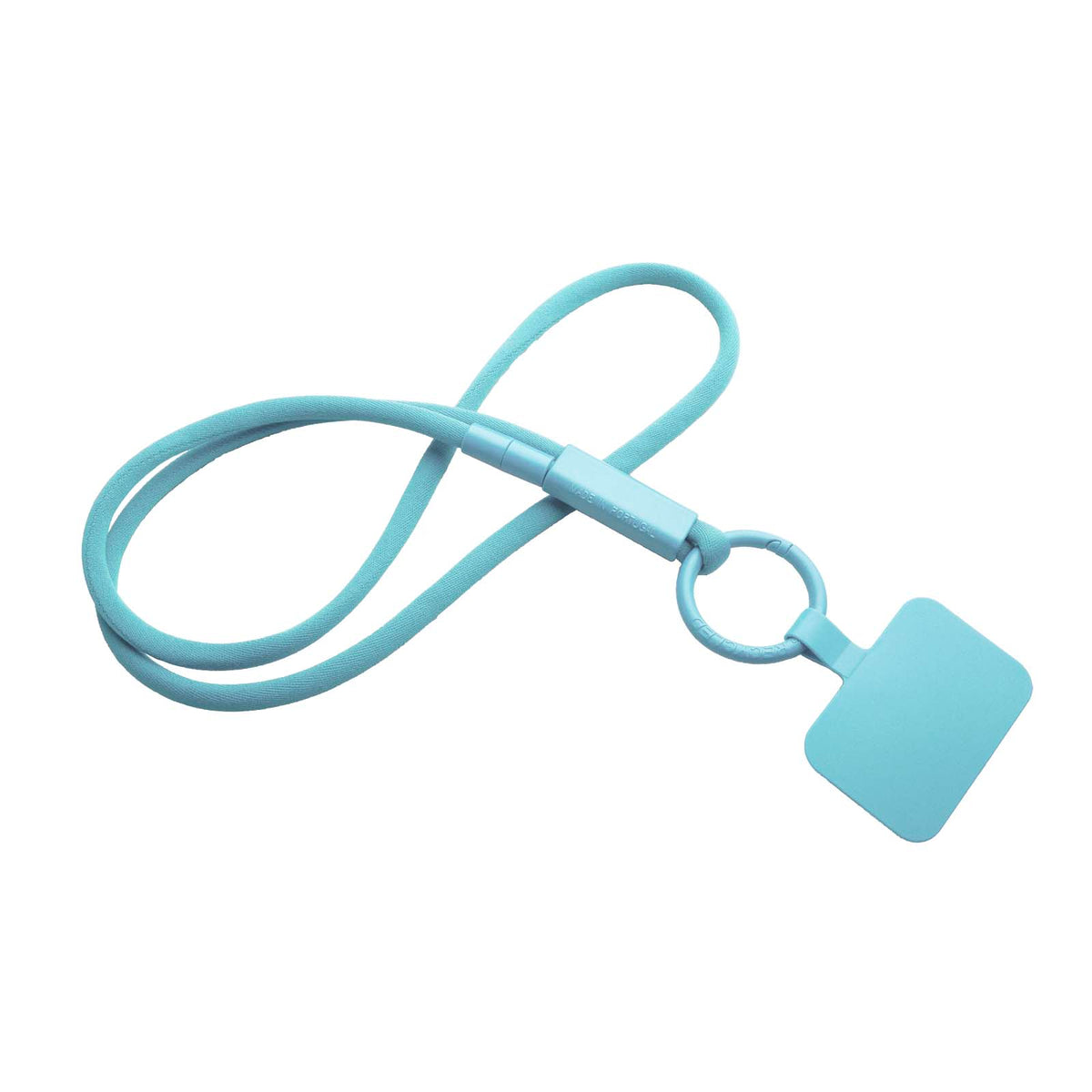 Tubyard Lanyard mit Telefonhalterung und Band – Eisblau
