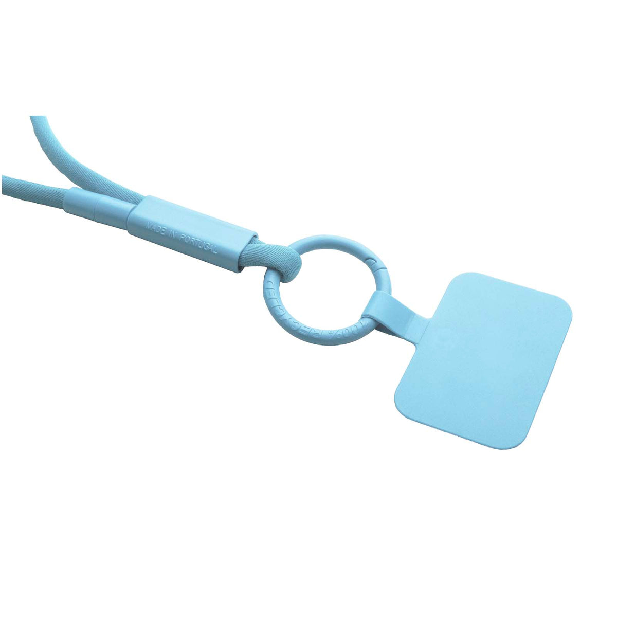 Tubyard Lanyard mit Telefonhalterung und Band – Eisblau