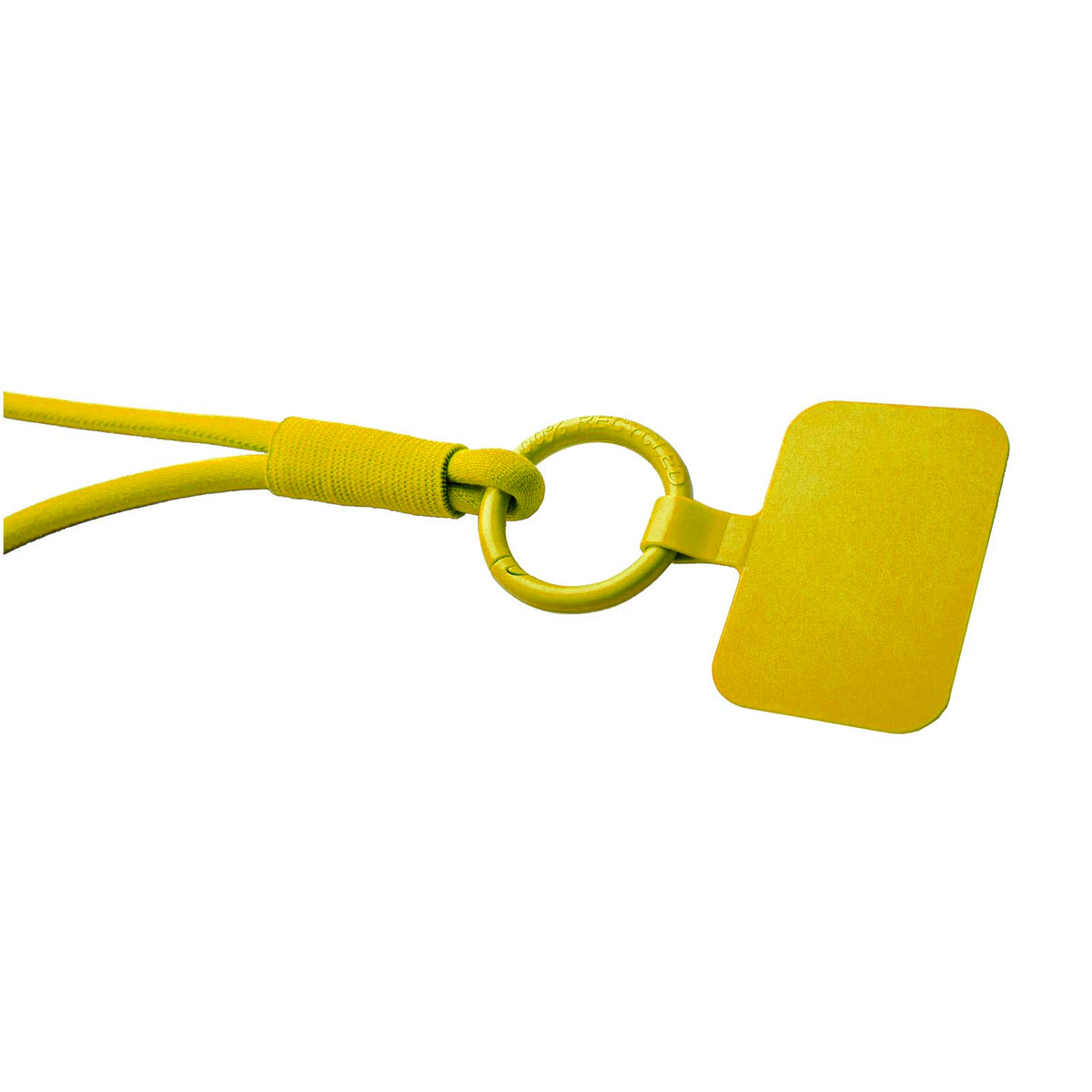 Tubyard Lanyard mit Telefonhalterung und elastischem Band – Sonnenorange