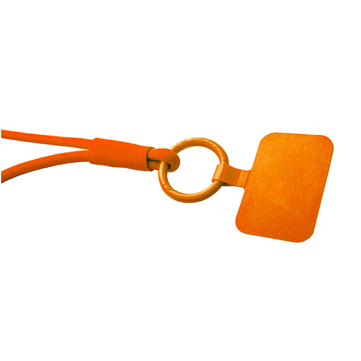 Tubyard Lanyard mit Telefonhalterung und elastischem Band – Orange