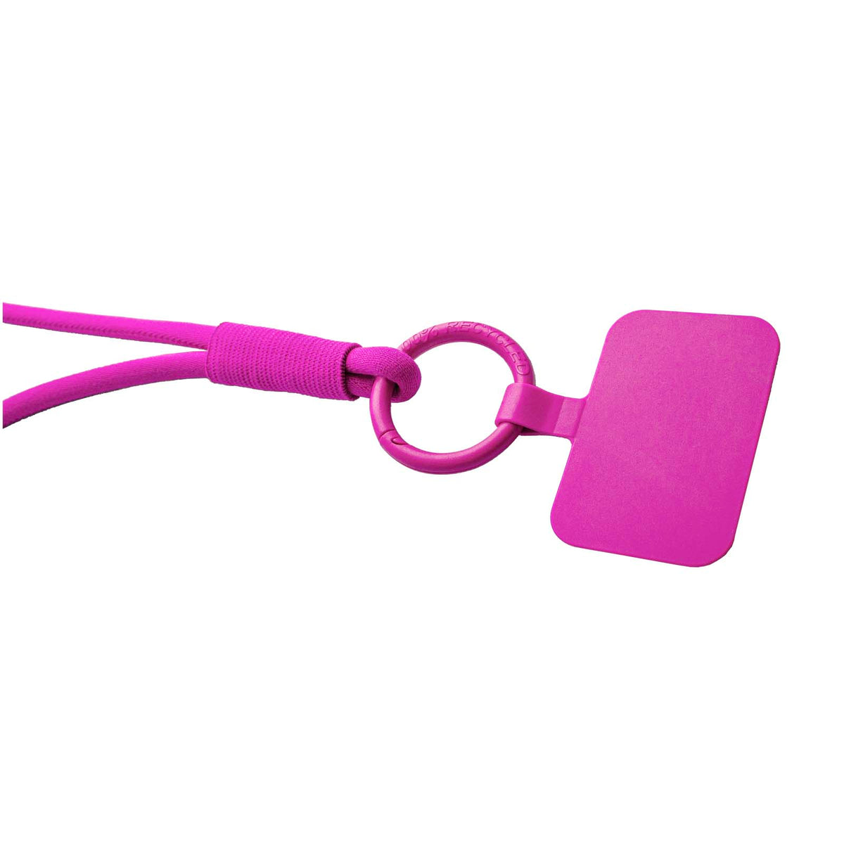 Tubyard Lanyard mit Telefonhalterung und elastischem Band – Rosa