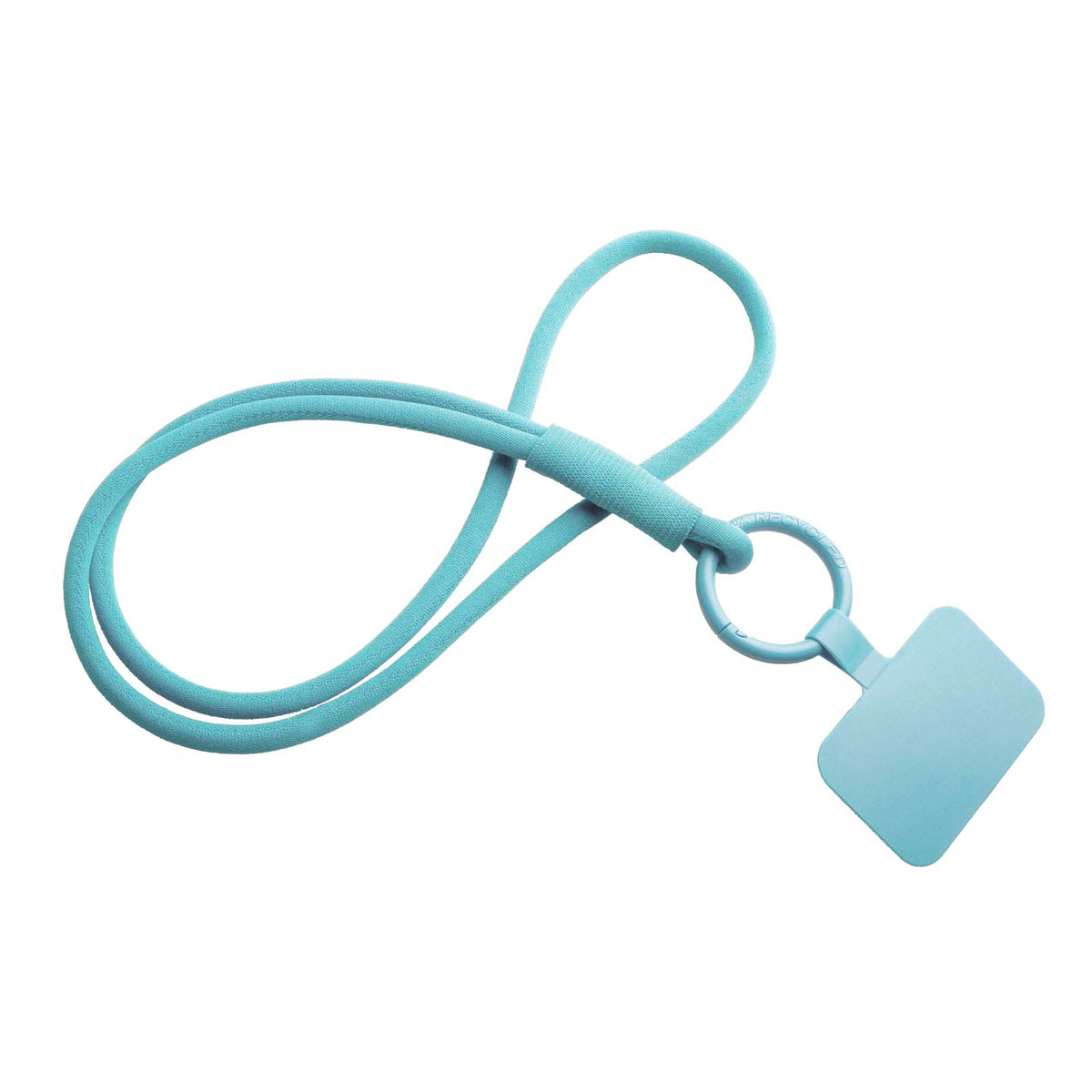 Tubyard Lanyard mit Telefonhalterung und elastischem Band – Eisblau