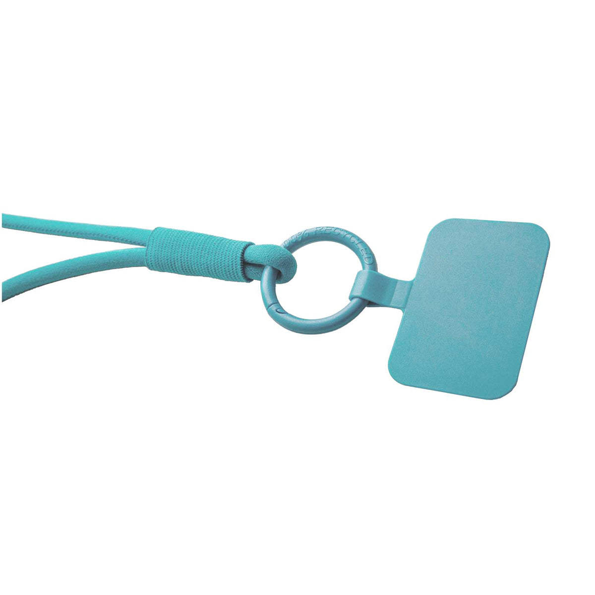 Tubyard Lanyard mit Telefonhalterung und elastischem Band – Eisblau