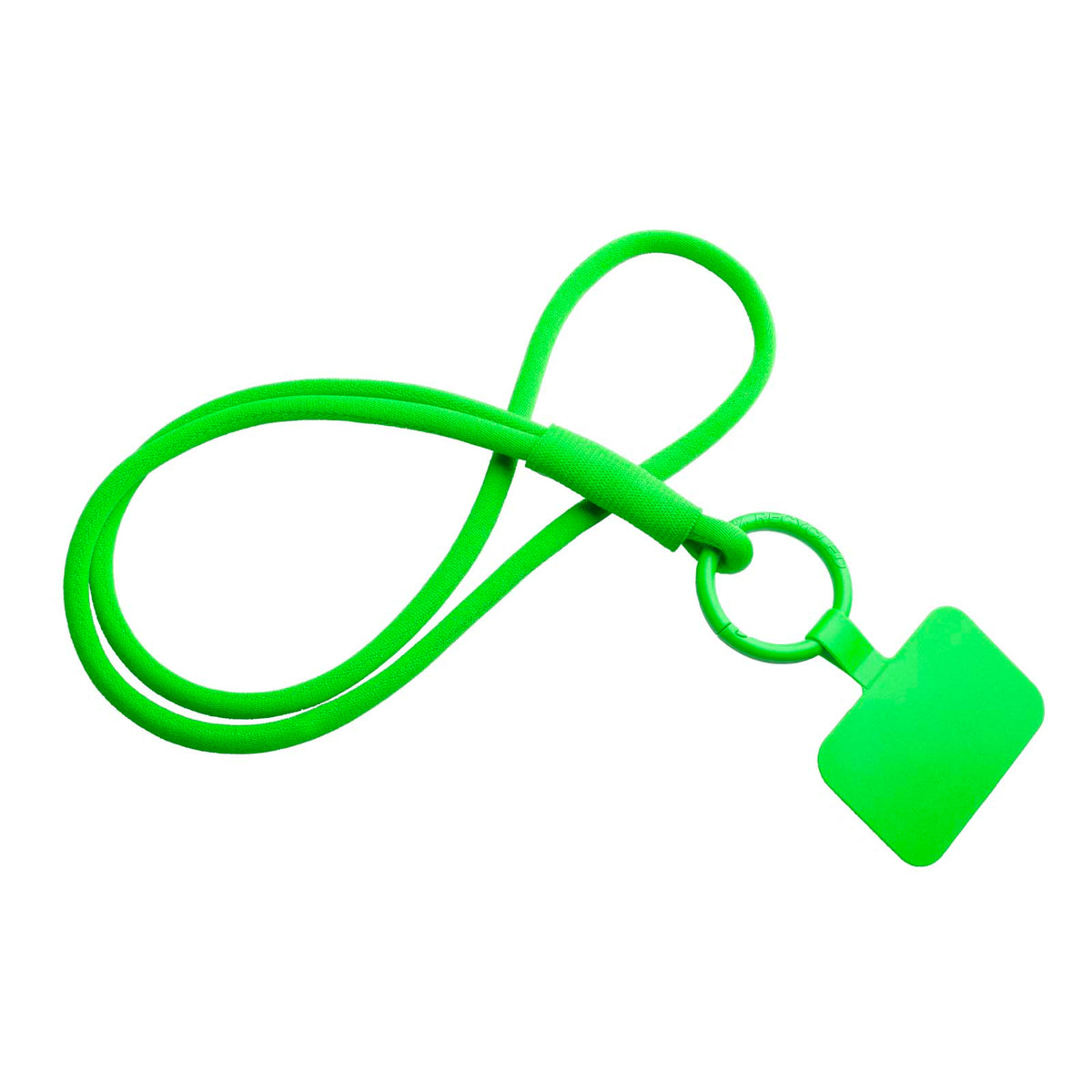 Tubyard Lanyard mit Telefonhalterung und elastischem Band – Limone