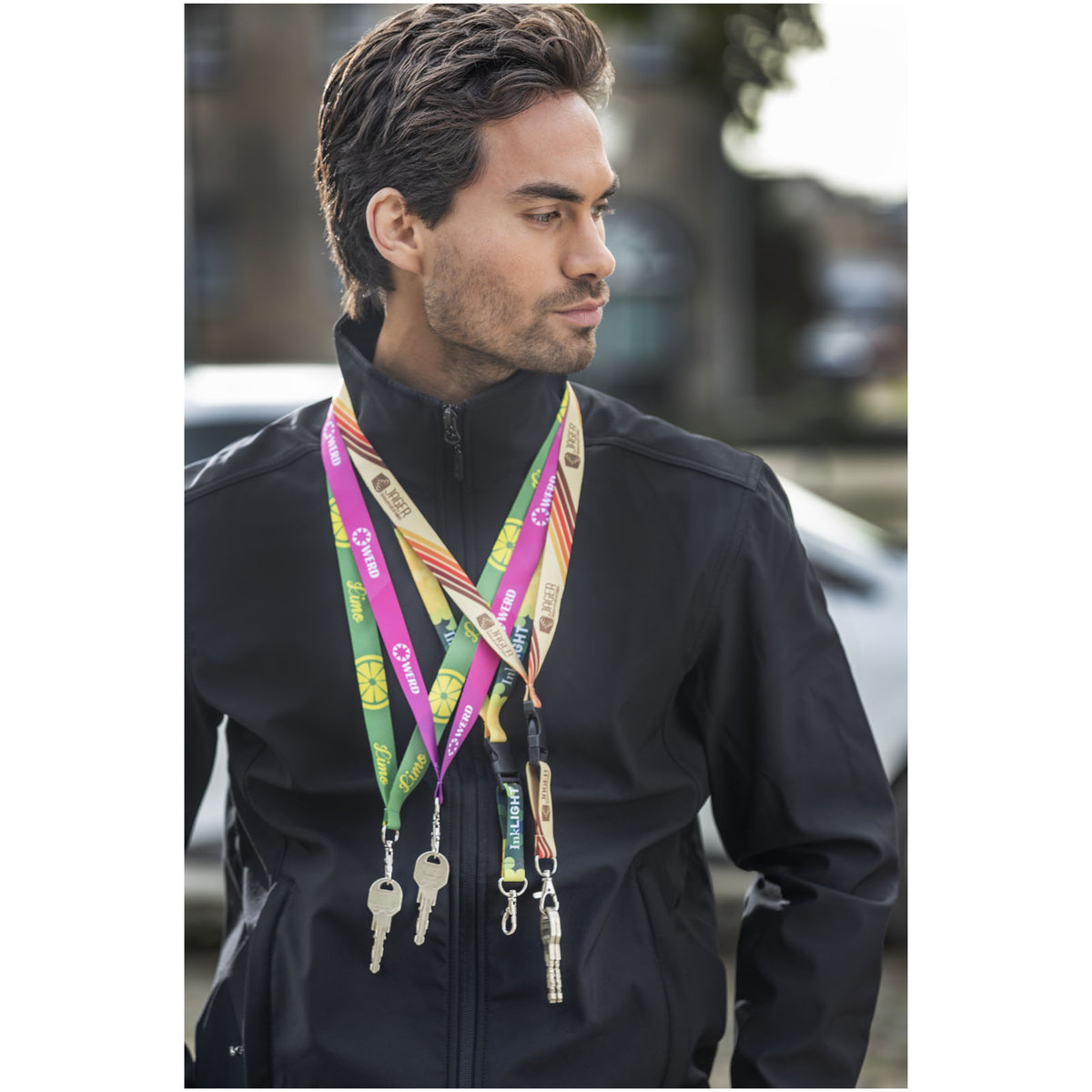 Lana Sublimation Lanyard – Weiss