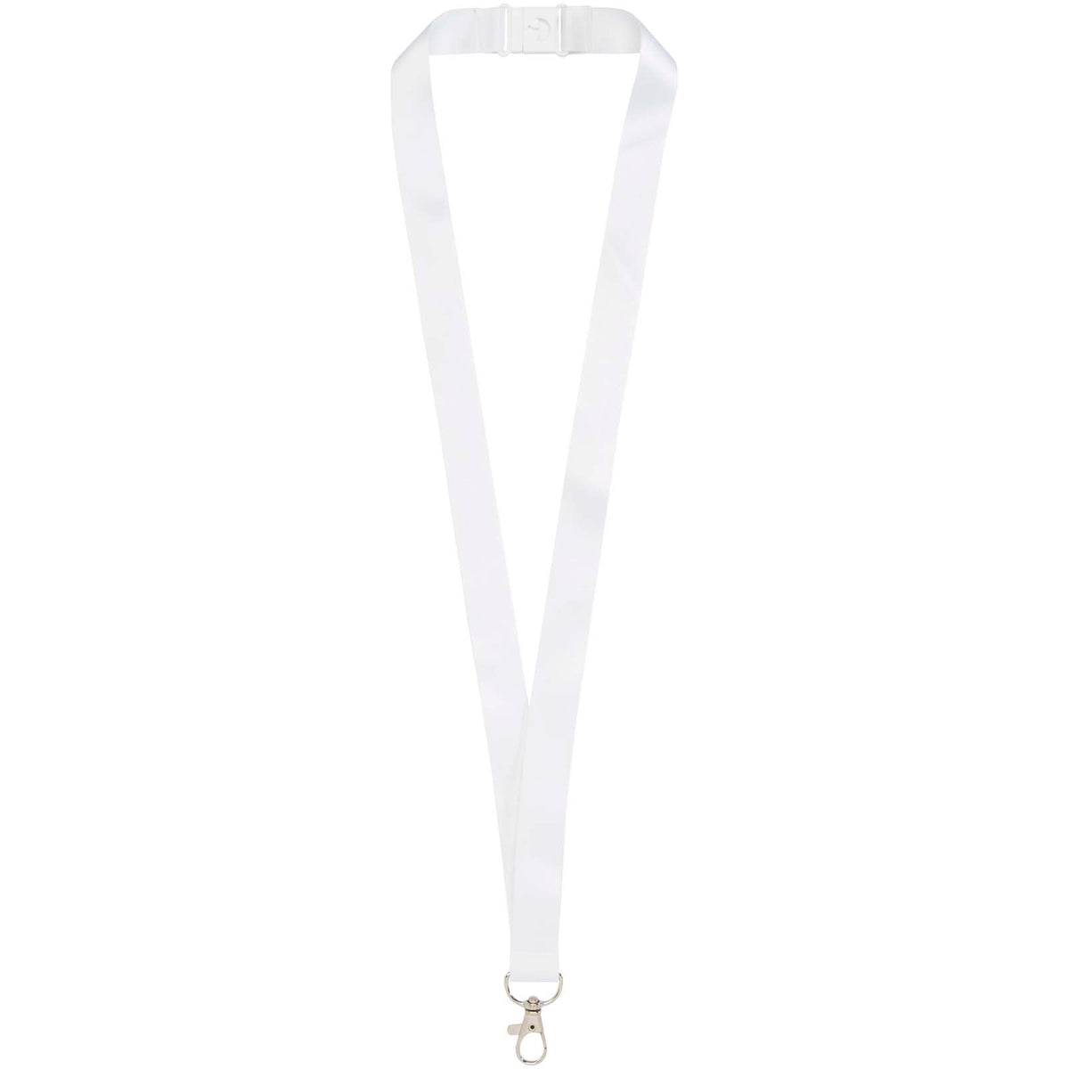 Addie Sublimation Lanyard mit Sicherheitsverschluss – Weiss