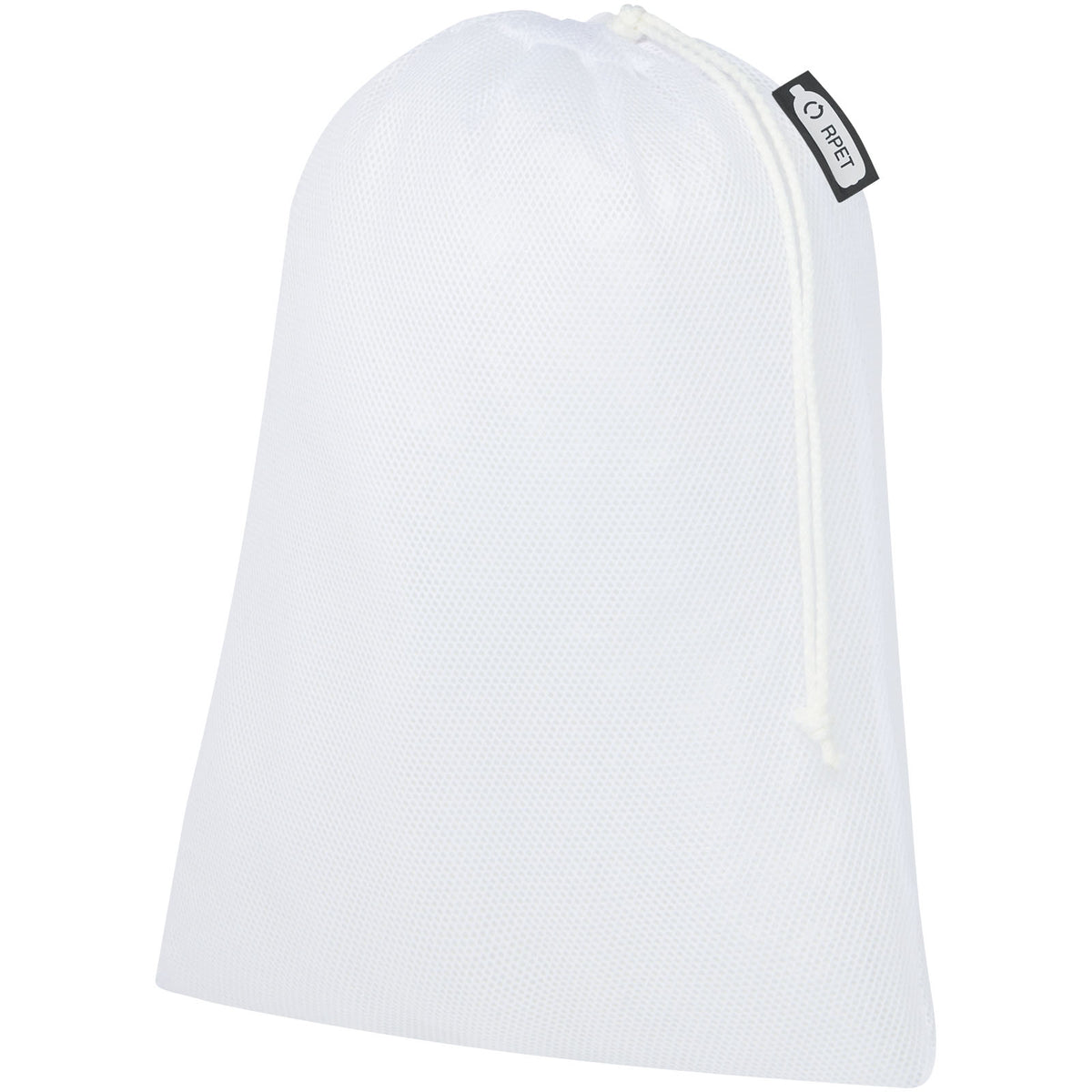 3er Set Polyester Zuziehbeutel – Weiss