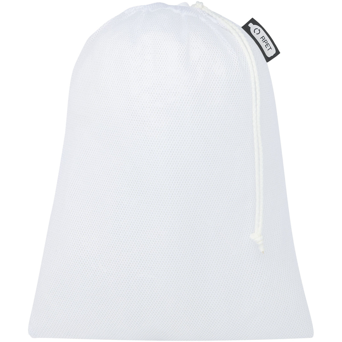 3er Set Polyester Zuziehbeutel – Weiss