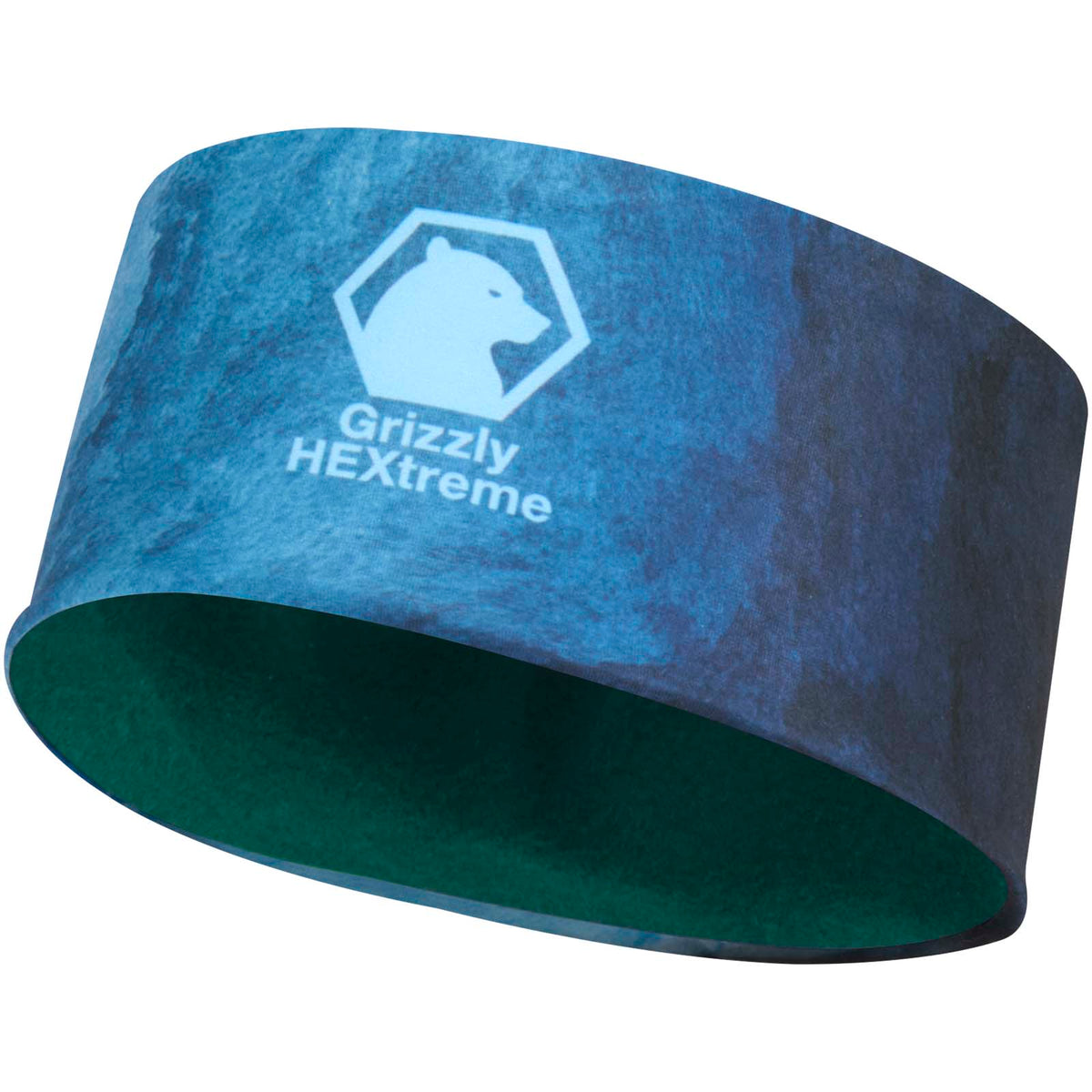 Emma Sublimation Stirnband aus PET mit Fleece – Waldgrün