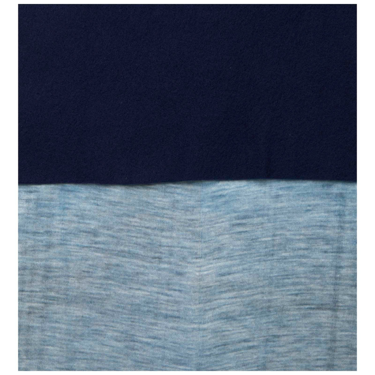 Lara Sublimation Multi Schal mit Fleece Schicht und Säumen – Navy