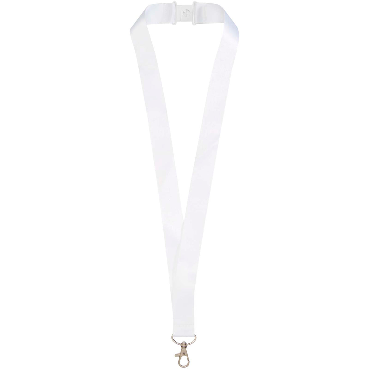 Addie Sublimation Lanyard mit Sicherheitsverschluss Kunststoff – Weiss