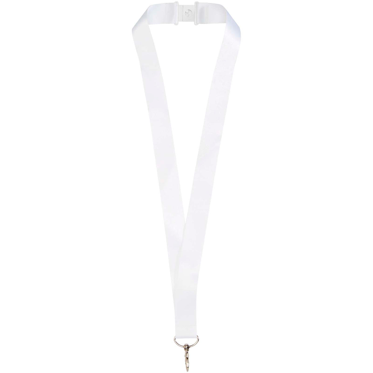 Liv Verstellbares Sublimation Lanyard – Weiss