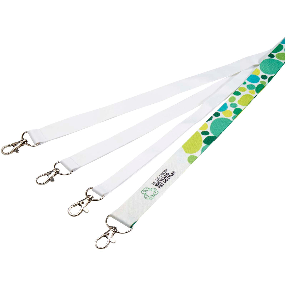 Addie Sublimation Lanyard mit Sicherheitsverschluss Kunststoff – Weiss