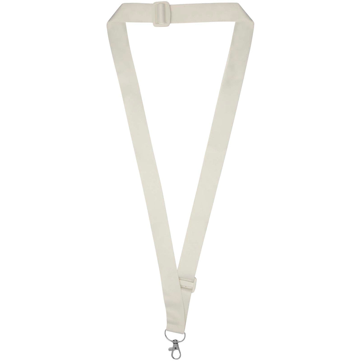 Liv Verstellbares PET Sublimation Lanyard – Weiss