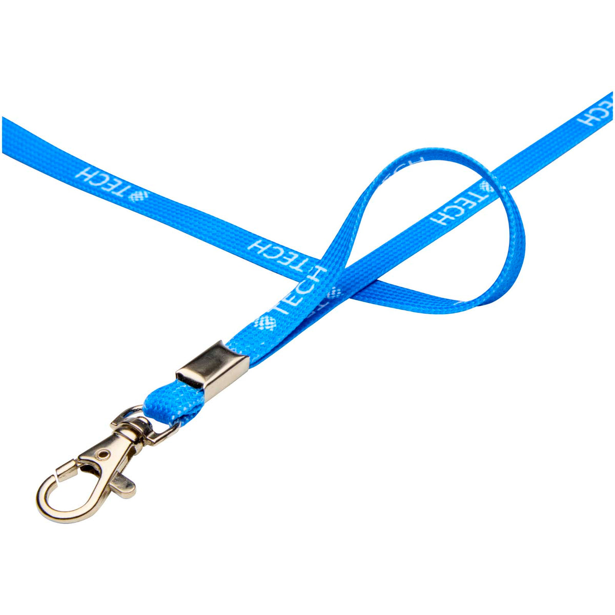 Ava Schlauchförmiges Sublimation Lanyard – Weiss