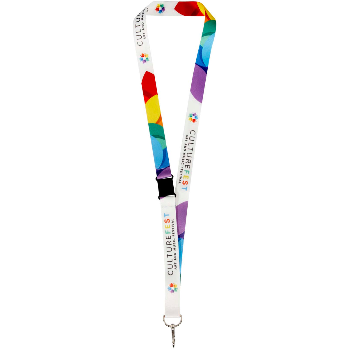 Lois Sublimation PET Lanyard mit Sicherheitsverschluss