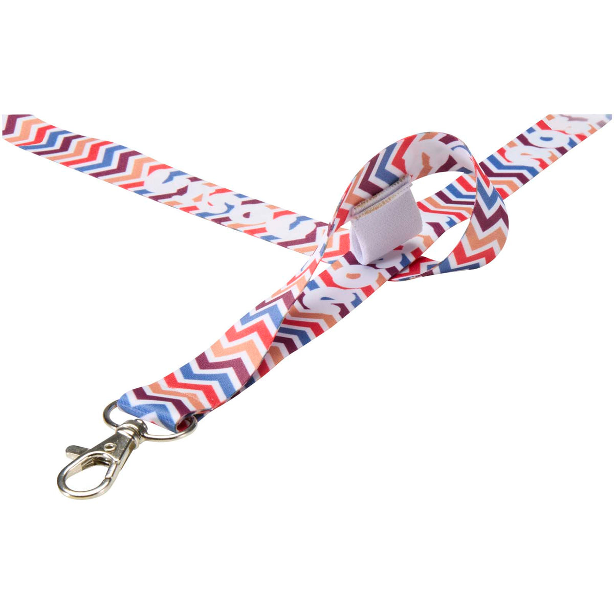 Neve Sublimation Lanyard für mit Loop – Weiss